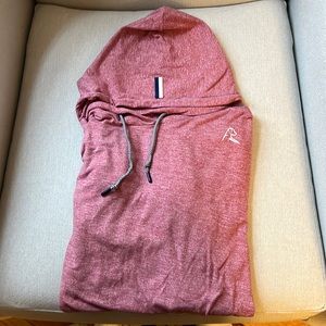 Rhoback hoodie in light red